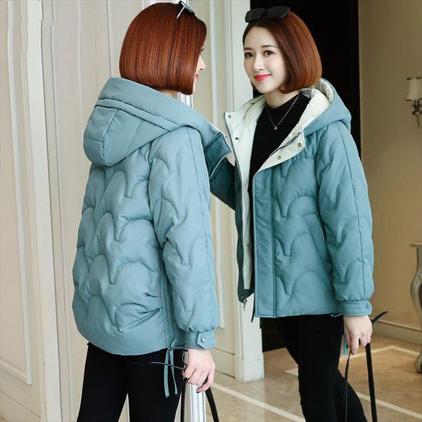 2020 new winter parkas women jacket coats thick down cotton padded parka hooded jacket loose casual warm outwear plus size p803, Black
2020 new winter parkas women jacket coats thick down cotton padded parka hooded jacket loose casual warm outwear plus size p803, Black