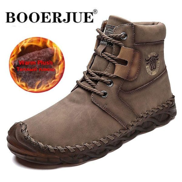 2020 winter men's boots warm plush men snow boots waterproof leather high hiking outdoor autumn winter men's shoes, Black
2020 winter men's boots warm plush men snow boots waterproof leather high hiking outdoor autumn winter men's shoes, Black