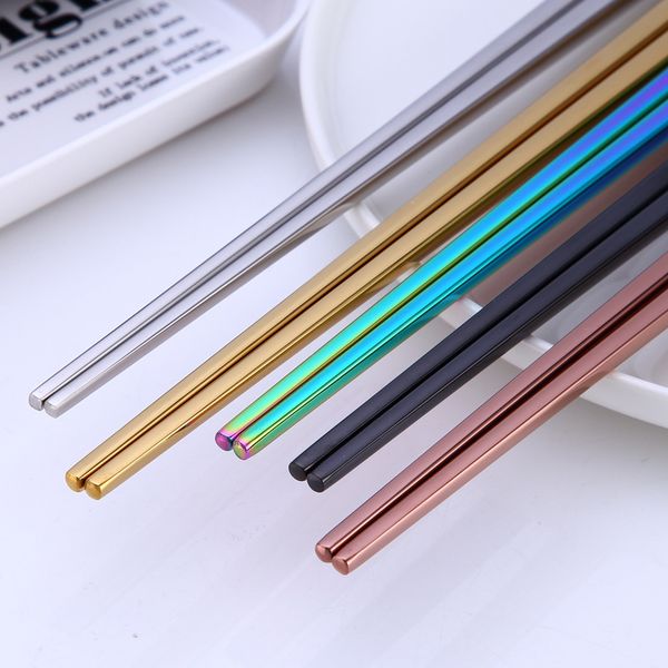 stainless steel tableware chopstick 23cm square multi color l home electroplate titanium gold cutlery chopsticks 4 3xc g2
stainless steel tableware chopstick 23cm square multi color l home electroplate titanium gold cutlery chopsticks 4 3xc g2