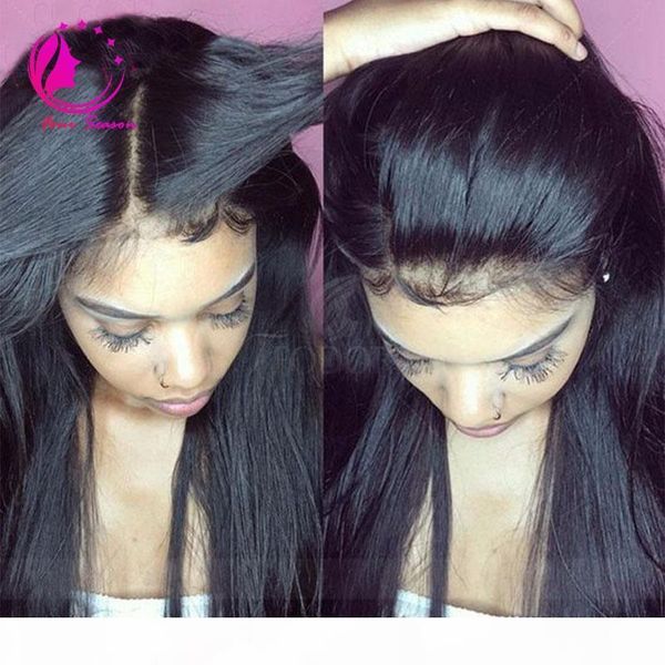 glueless silky straight human hair wigs virgin brazilian hair full lace wig & lace front wig for black women with baby hair bleached knots, Black;brown
glueless silky straight human hair wigs virgin brazilian hair full lace wig & lace front wig for black women with baby hair bleached knots, Black;brown