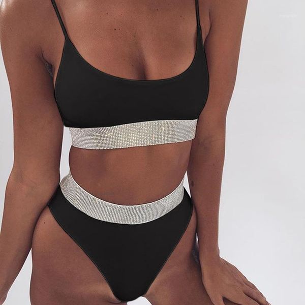 summer two piece set women tracksuit high waist briefs & crop ladies solid color sequin lady beach clothing1, Gray
summer two piece set women tracksuit high waist briefs & crop ladies solid color sequin lady beach clothing1, Gray
