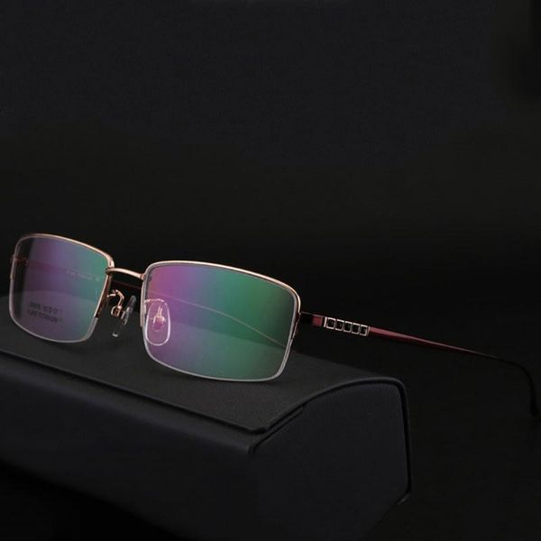 ultralight pure titanium glasses frame men business style half rim eye glasses new arrival selling eyewear, Black
ultralight pure titanium glasses frame men business style half rim eye glasses new arrival selling eyewear, Black