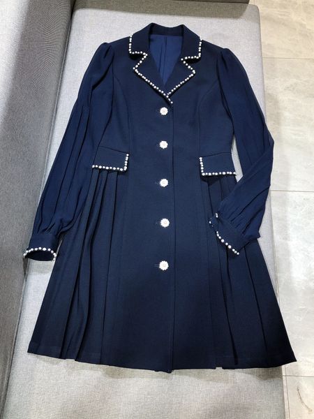 autumn blue/apricot lapel neck blazer dress womens designer chiffon patchwork long sleeves beads crystals dresses womens high end celebrity, Black;gray
autumn blue/apricot lapel neck blazer dress womens designer chiffon patchwork long sleeves beads crystals dresses womens high end celebrity, Black;gray