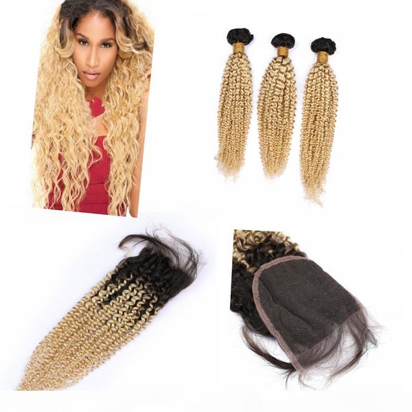 ombre indian human hair weave 3 bundles wavy with closure 4" * 4" dark root #1b #613 remy wavy human hair extensions deep wavy, Black;brown
ombre indian human hair weave 3 bundles wavy with closure 4" * 4" dark root #1b #613 remy wavy human hair extensions deep wavy, Black;brown