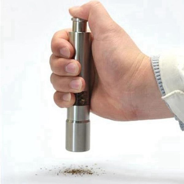 stainless steel pepper thumb push salt pepper grinder portable manual machine spice sauce grinder kitchen tool rrd4318
stainless steel pepper thumb push salt pepper grinder portable manual machine spice sauce grinder kitchen tool rrd4318
