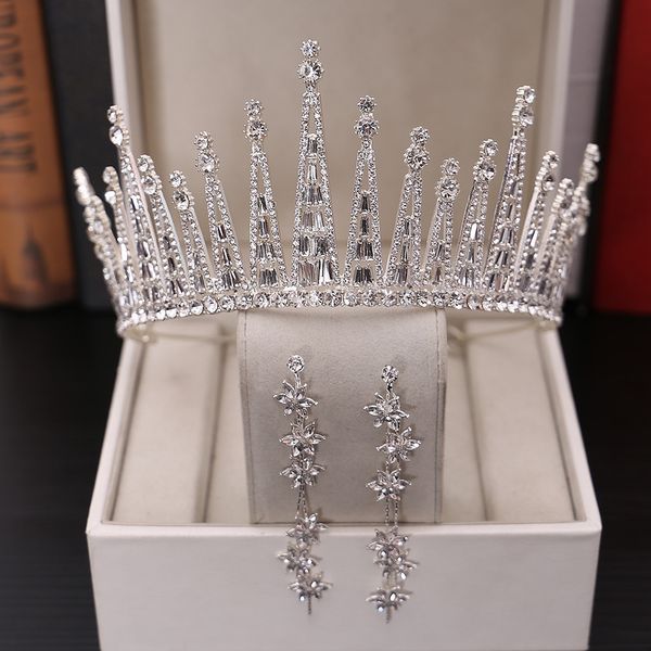 headdress bride wedding dress crown net red 2020 new european style high end atmosphere baroque 18-year-old adult, Silver
headdress bride wedding dress crown net red 2020 new european style high end atmosphere baroque 18-year-old adult, Silver