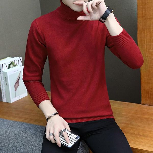 men's sweaters autumn/winter 2021 warm turtleneck sweater fashion casual comfortable pullover thick men, White;black
men's sweaters autumn/winter 2021 warm turtleneck sweater fashion casual comfortable pullover thick men, White;black