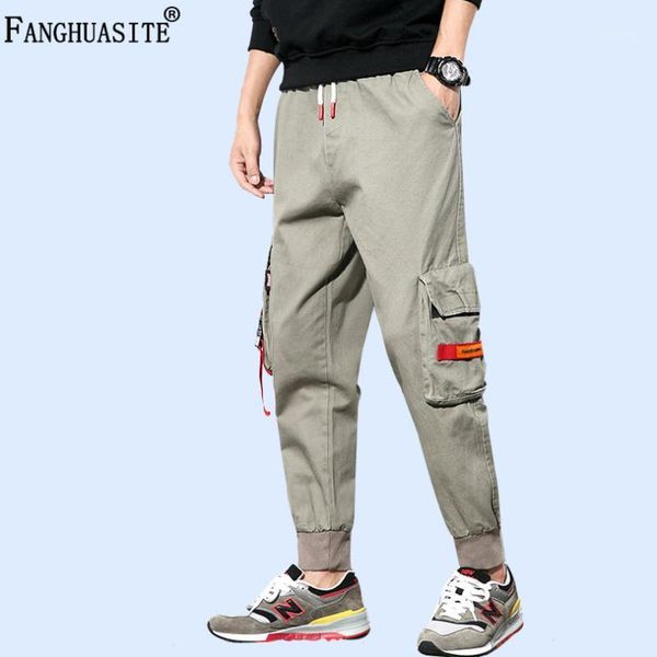 brand cotton cargo pants autumn winter men's casual sports trousers ribbon design fashion loose hip-hop parkour pants men k184451, Black
brand cotton cargo pants autumn winter men's casual sports trousers ribbon design fashion loose hip-hop parkour pants men k184451, Black