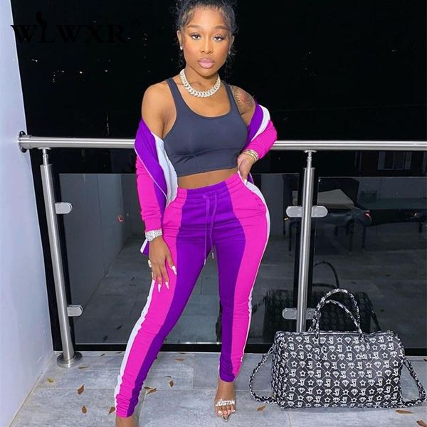 wlwxr patchwork tracksuit 2 two piece set women outfits fall winter 2020 joggers sweatpants sweat suit matching sets streetwear, Gray
wlwxr patchwork tracksuit 2 two piece set women outfits fall winter 2020 joggers sweatpants sweat suit matching sets streetwear, Gray