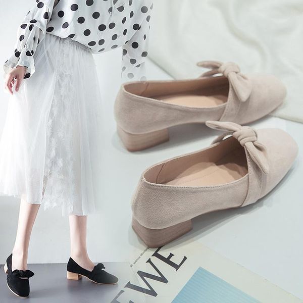 plus size square head high heel suede shallow mouth thick heel black slip-on work shoes trend pump bowknot women's shoes
plus size square head high heel suede shallow mouth thick heel black slip-on work shoes trend pump bowknot women's shoes