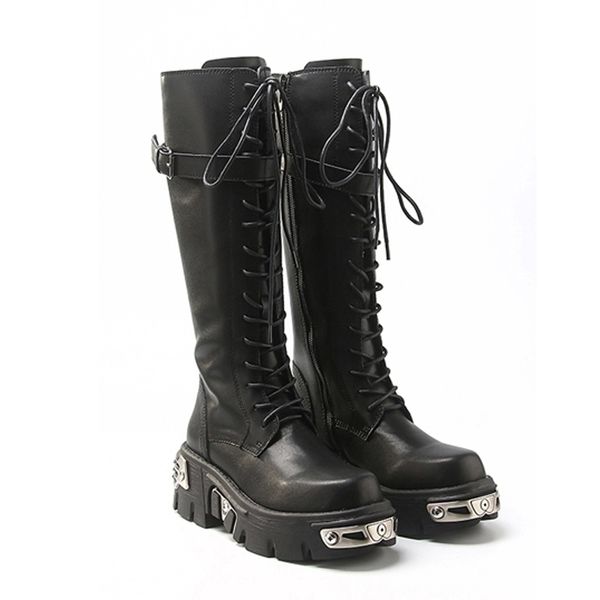 buckle thick bottom boots women fashion mid-calf round toe botas mujer platform zipper plus cross lace-up stivali shoes footwear #3m57, Black
buckle thick bottom boots women fashion mid-calf round toe botas mujer platform zipper plus cross lace-up stivali shoes footwear #3m57, Black