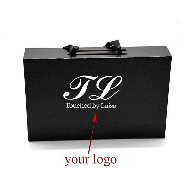customized logo hair packaging box wig cloth/shoe box gift wrapping with portable handle
customized logo hair packaging box wig cloth/shoe box gift wrapping with portable handle
