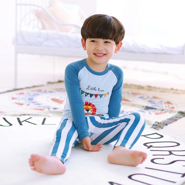 autumn and winter korean cotton underwear children's suit long sve pajamas, Blue;red
autumn and winter korean cotton underwear children's suit long sve pajamas, Blue;red