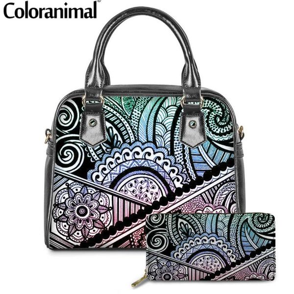 coloranimal 2pcs / set дамы тотализатор сумка плеча bohemian mandala цветочная печатный pu женщин crossbody сумка femme коммуникатор болса
coloranimal 2pcs / set дамы тотализатор сумка плеча bohemian mandala цветочная печатный pu женщин crossbody сумка femme коммуникатор болса