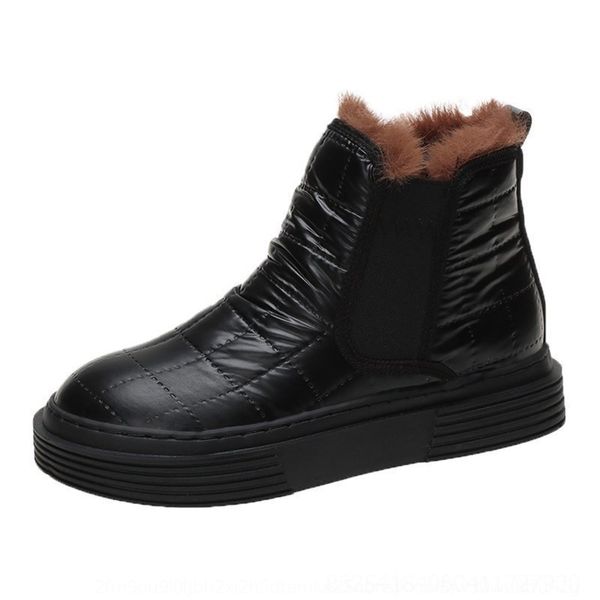 gfqo lamb hair snow of full boots fur winter female plus bottom flat velvet lazy boots, Black
gfqo lamb hair snow of full boots fur winter female plus bottom flat velvet lazy boots, Black
