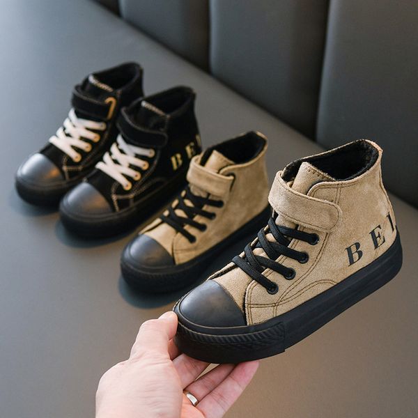 2020 fashion winter canvas children's comfortable boys shoes girls boots sneakers, Black;red
2020 fashion winter canvas children's comfortable boys shoes girls boots sneakers, Black;red