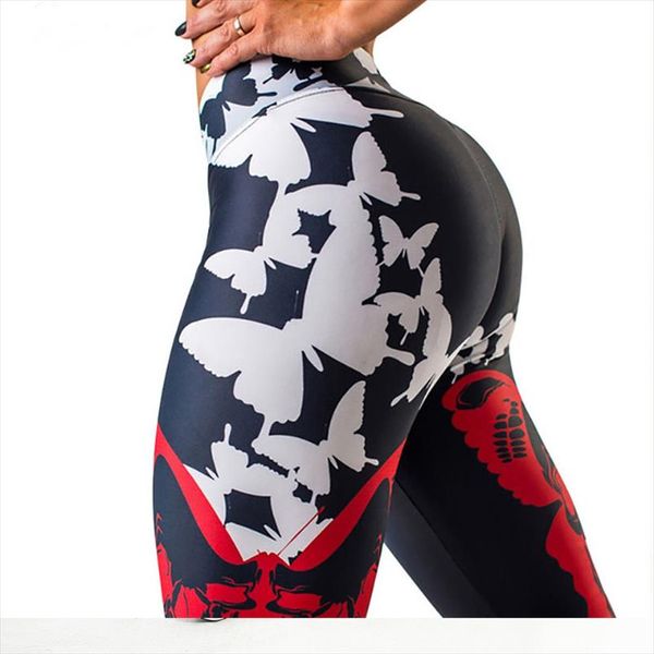 new women fitness leggings high waist push up seamless ankle length workout leggings butterfly print legging femme, Black
new women fitness leggings high waist push up seamless ankle length workout leggings butterfly print legging femme, Black