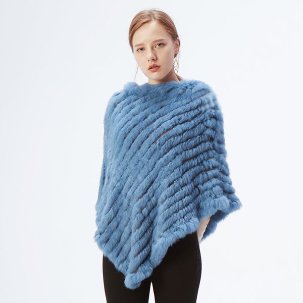 ethel anderson 100%real rabbit fur knitted fur poncho vest colors vest wrap coat shawl lady natural fur wedding wholesale 201026, Blue;gray
ethel anderson 100%real rabbit fur knitted fur poncho vest colors vest wrap coat shawl lady natural fur wedding wholesale 201026, Blue;gray