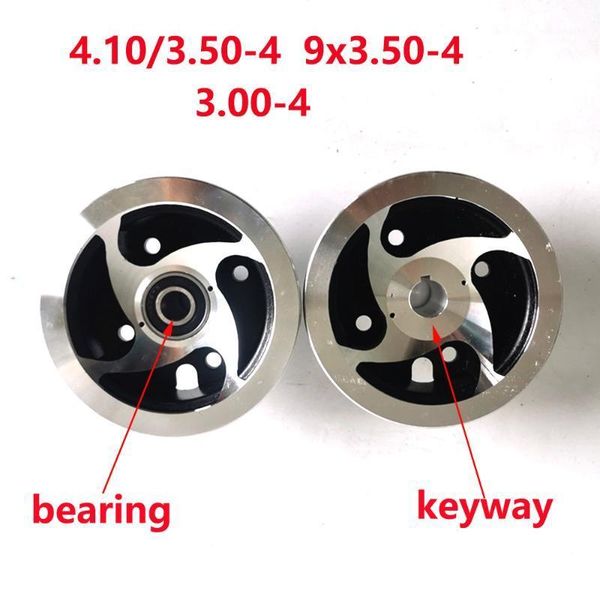4 inch 4.10/3.50-4 9x3.50-4 3.00-4 hub aluminium alloy wheel rims keyway bearing hub fit mini moto,atv&go kart electric scooter1
4 inch 4.10/3.50-4 9x3.50-4 3.00-4 hub aluminium alloy wheel rims keyway bearing hub fit mini moto,atv&go kart electric scooter1