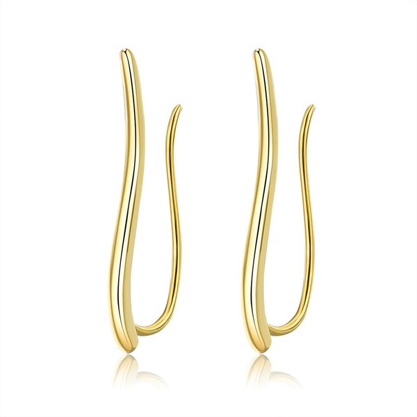 S925 sterling silver geometric ear buckle women European and American simple line ear hook earrings wholesale custom SVE0132
S925 sterling silver geometric ear buckle women European and American simple line ear hook earrings wholesale custom SVE0132