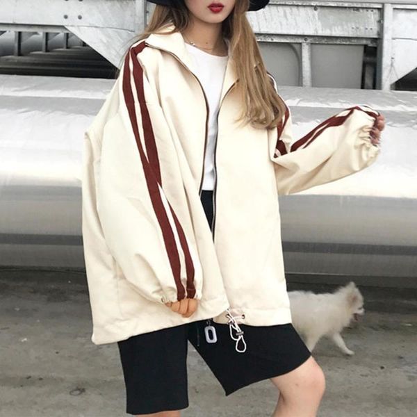 korean ulzzang summer coat zipper large size new punk harajuku long sleeve loose vintage female ins couple hooded jacket1, Black;brown
korean ulzzang summer coat zipper large size new punk harajuku long sleeve loose vintage female ins couple hooded jacket1, Black;brown