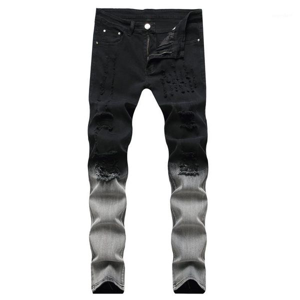 jeans men elastic waist skinny jeans men 2020 gradient stretch ripped pants streetwear mens denim hole stretch1, Blue
jeans men elastic waist skinny jeans men 2020 gradient stretch ripped pants streetwear mens denim hole stretch1, Blue