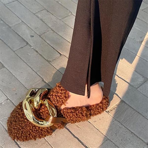 slippers design women slipper fashion gold chain slip on mules shoes winter warm lambswool slides casual flat flip flop, Black
slippers design women slipper fashion gold chain slip on mules shoes winter warm lambswool slides casual flat flip flop, Black