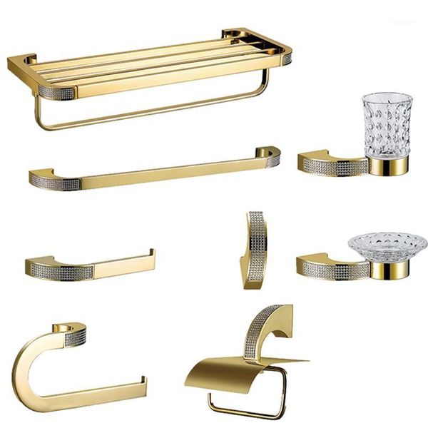 brass gold bathroom accessories set toothbrush holder metal soap dish polished with crystal bathroom hardware set1
brass gold bathroom accessories set toothbrush holder metal soap dish polished with crystal bathroom hardware set1