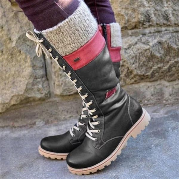 2020 woman short botas new autumn winter shoes women flat heel boots fashion knitting patchwork women's boot mujer wool boot, Black
2020 woman short botas new autumn winter shoes women flat heel boots fashion knitting patchwork women's boot mujer wool boot, Black