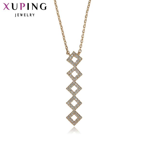 xuping fashion necklace new arrival geometry style pendant necklace women jewelry gold color plated jewelry 43404, Silver
xuping fashion necklace new arrival geometry style pendant necklace women jewelry gold color plated jewelry 43404, Silver