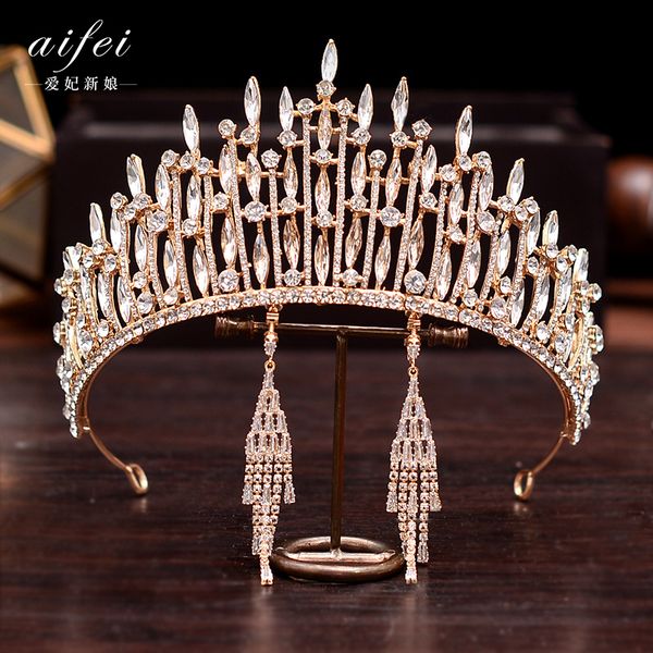 bridal headdress 2020 new luxury atmosphere white gauze crown super fairy princess wedding hair accessories, Silver
bridal headdress 2020 new luxury atmosphere white gauze crown super fairy princess wedding hair accessories, Silver