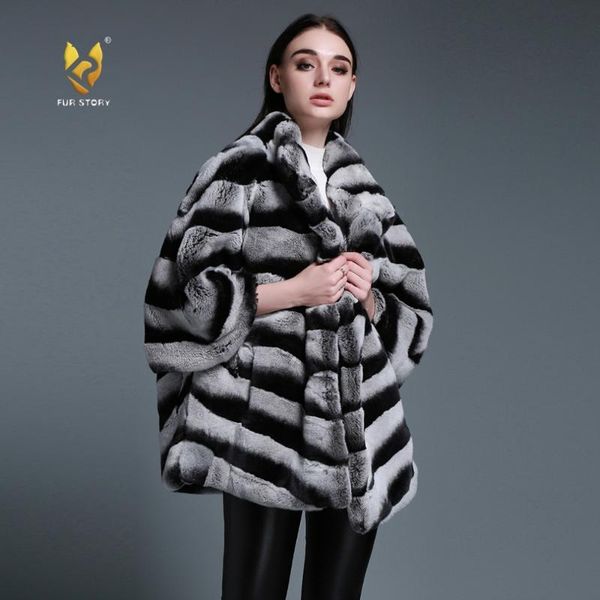 women's fur & faux bat sleeve real coat women female chinchilla color winter jacket overcoat coats story fs14173, Black
women's fur & faux bat sleeve real coat women female chinchilla color winter jacket overcoat coats story fs14173, Black