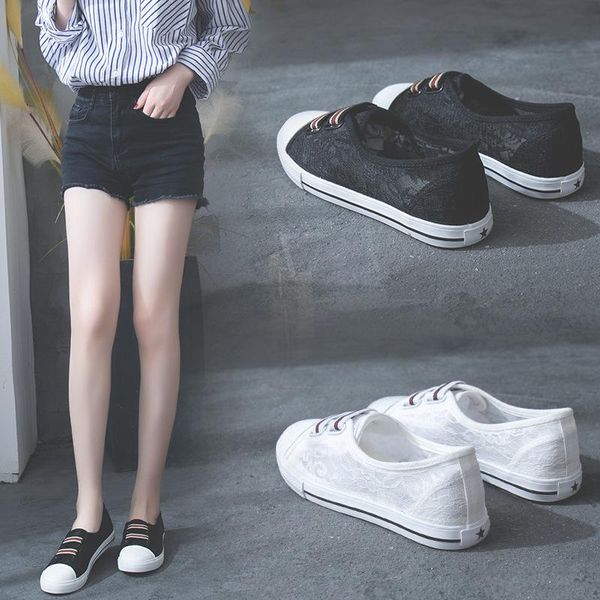 2020 summer new korean wild comfortable women's canvas shoes shallow flat mesh ventilation casual white student shoes, Black
2020 summer new korean wild comfortable women's canvas shoes shallow flat mesh ventilation casual white student shoes, Black