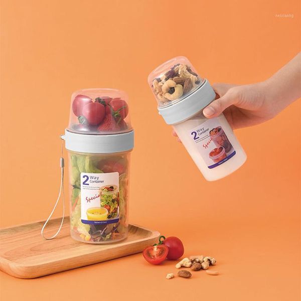 storage bottles & jars economic fresh-keeping box double-layer sealed compartment transparent breakfast leak-proof cup type ds991
storage bottles & jars economic fresh-keeping box double-layer sealed compartment transparent breakfast leak-proof cup type ds991