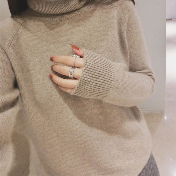 2021 new women pullovers 100% and wool knitting sweaters woman korean style turtleneck cashmere knitwear standard clothes 3eo8, White;black
2021 new women pullovers 100% and wool knitting sweaters woman korean style turtleneck cashmere knitwear standard clothes 3eo8, White;black