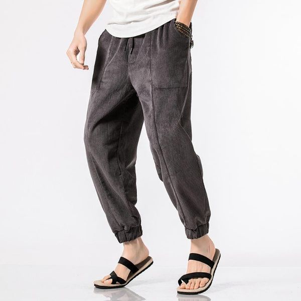 autumn winter men's casual loose thicken corduroy fabric harem cargo harem pants pocket hip hop trousers elastic waist m-5xl1, Black
autumn winter men's casual loose thicken corduroy fabric harem cargo harem pants pocket hip hop trousers elastic waist m-5xl1, Black