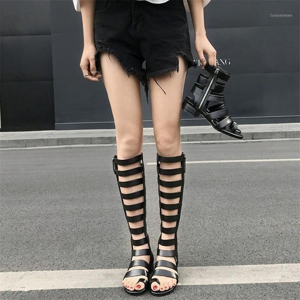 boots memunia 2021 genuine leather gladiator cut outs summer shoes woman black knee high ladies sandals1
boots memunia 2021 genuine leather gladiator cut outs summer shoes woman black knee high ladies sandals1