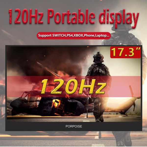 17.3 inch portable display narrow side computer expansion 1080p 120hz refresh rate screen for ps4 switch xbox game display
17.3 inch portable display narrow side computer expansion 1080p 120hz refresh rate screen for ps4 switch xbox game display