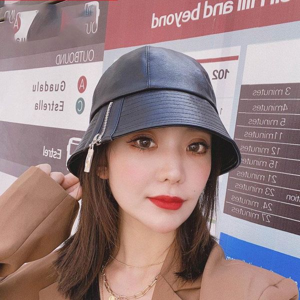 fashion leather zipper fishing cap winter casual bucket hat out sun protection bonnie hat male camping borras for women black, Blue;gray
fashion leather zipper fishing cap winter casual bucket hat out sun protection bonnie hat male camping borras for women black, Blue;gray