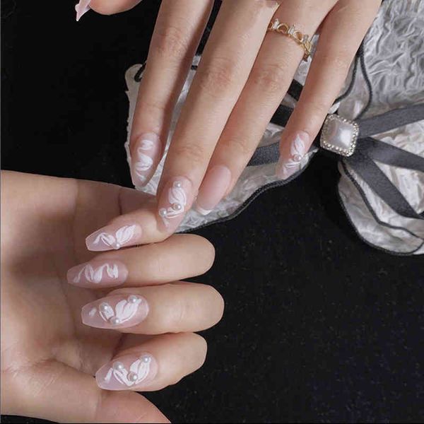 false nails fairy nail art pearl decoration wearable false nails with glue 24pcs per box wear tools 220225, Red;gold
false nails fairy nail art pearl decoration wearable false nails with glue 24pcs per box wear tools 220225, Red;gold