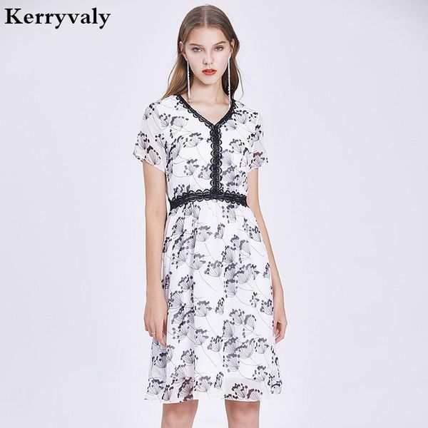 casual dresses style white printed chiffon summer dress women short sleeve floral midi a- line party beach ropa mujer k66041, Black;gray
casual dresses style white printed chiffon summer dress women short sleeve floral midi a- line party beach ropa mujer k66041, Black;gray