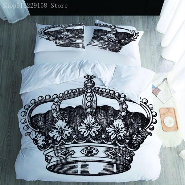 2/3pcs gray black bedding set crown picture duvet cover comforter bed single double sheet set duvet cover {no sheets}1
2/3pcs gray black bedding set crown picture duvet cover comforter bed single double sheet set duvet cover {no sheets}1