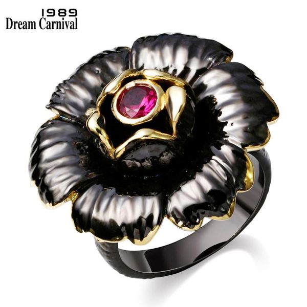 cluster rings dreamcarnival1989 blossom flower for women vintage gold color holiday gift party gothic jewelry fuchsia zircon zr14160, Golden;silver
cluster rings dreamcarnival1989 blossom flower for women vintage gold color holiday gift party gothic jewelry fuchsia zircon zr14160, Golden;silver