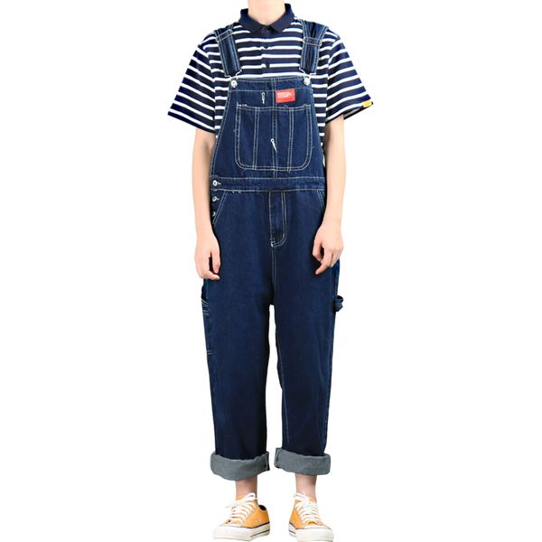 2020 breeze jeans new retro straight korean men's overalls denim suspenders 8drn, Blue
2020 breeze jeans new retro straight korean men's overalls denim suspenders 8drn, Blue