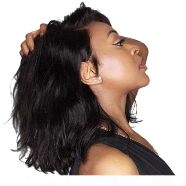 full lace human hair wig wavy short wave natural wave pre-plucked hairline brazilian virgin hair 150% density lace front wig with baby hair, Black;brown
full lace human hair wig wavy short wave natural wave pre-plucked hairline brazilian virgin hair 150% density lace front wig with baby hair, Black;brown
