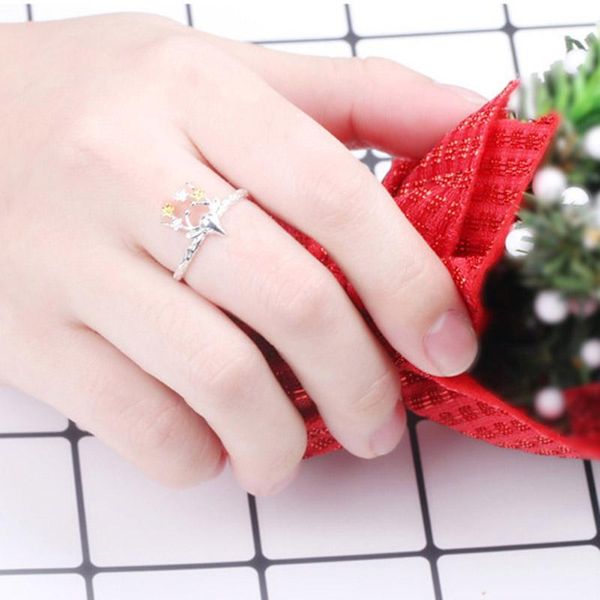 яда классического регулируемое серебряных цветов олень кольцо для женщин из нержавеющей стали кольца обручальных свадебных ювелирных изделий, Silver
яда классического регулируемое серебряных цветов олень кольцо для женщин из нержавеющей стали кольца обручальных свадебных ювелирных изделий, Silver