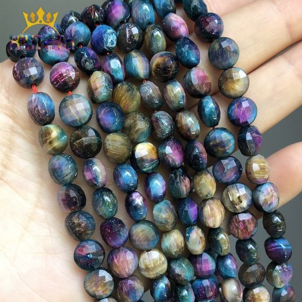 8*8mm natural faceted colorful tiger eye stone flat round spacer beads for jewelry diy making bracelet accessories 15'' q1106
8*8mm natural faceted colorful tiger eye stone flat round spacer beads for jewelry diy making bracelet accessories 15'' q1106