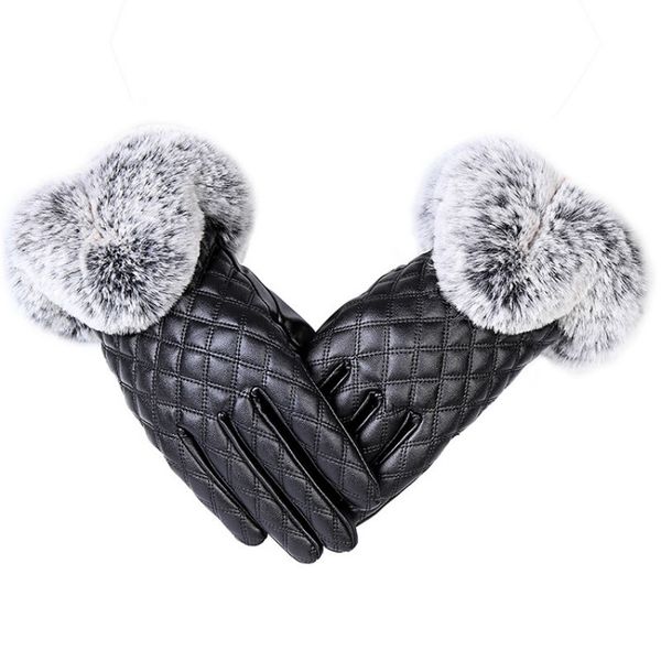 kuyomens fashion women warm thick winter leather elegant girls brand mittens size with rabbit fur female gloves, Blue;gray
kuyomens fashion women warm thick winter leather elegant girls brand mittens size with rabbit fur female gloves, Blue;gray