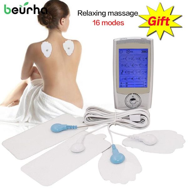16 режимы аккумуляторная электрическая pain relief машина десятки блок портативный импульсный массажер мышц стимулятор терапия боли dropship
16 режимы аккумуляторная электрическая pain relief машина десятки блок портативный импульсный массажер мышц стимулятор терапия боли dropship