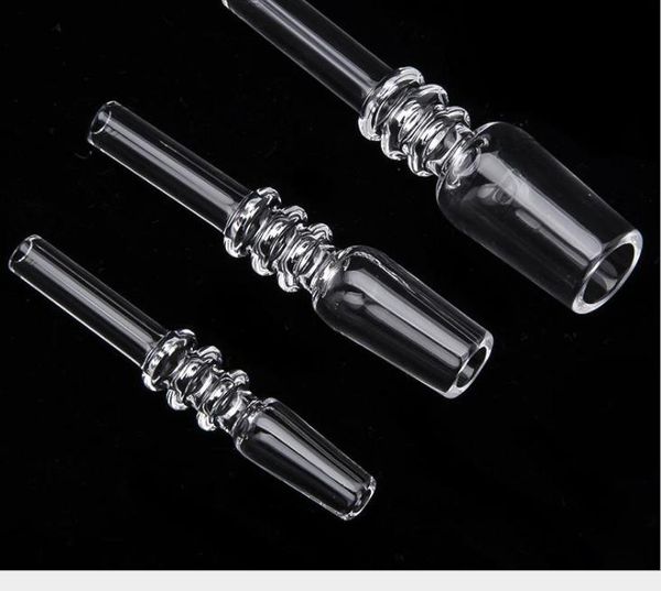 Image of 10mm 14mm Quartz Nectar Collector Tips Honey Straw Drop Quartz Tester Straw Tube Tip for Mini Nectar Collector Kits for